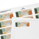 Search for color return address labels Modern