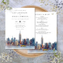 Search for new york skyline invitations Watercolor