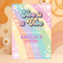 Search for five is a vibe birthday invitations Daisy