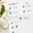Search for blue hydrangea return address labels Blue and white