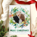 Search for simple watercolor christmas cards Foliage