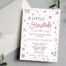 Search for a little snowflake is on her way Baby shower