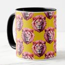 Search for pink lion mugs Animal