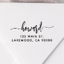 Search for cool rubber stamps Return address