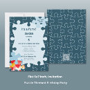 Search for jigsaw invitations Blue