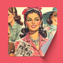 Search for vintage beauty stickers Fashion