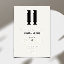 Search for 11th birthday invitations Minimal