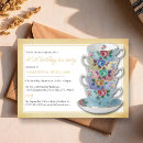Search for vintage tea birthday invitations Elegant