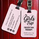 Search for girls trip luggage tags Vacation