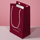 Search for burgundy gift bags Minimalist