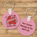 Search for valentines rounded key rings Kiss