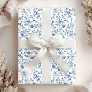 Search for white floral wrapping paper Toile de jouy