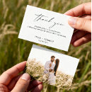 Search for classic wedding thank you cards Clean