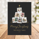 Search for black and gold photo christmas cards Minimalist
