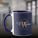 Search for royal blue monogram coffee mugs Elegant