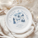 Search for christmas village paper plates Winter