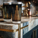 Search for art deco geometric mugs Gold and black