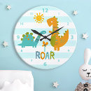 Search for dinosaur nursery clocks Trex