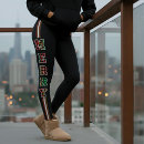 Search for side stripe leggings Red