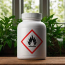 Search for flame large stickers Danger