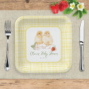 Search for baby chick plates Gender neutral
