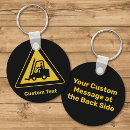 Search for warning key rings Hazard