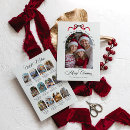 Search for red bow christmas cards Family photo