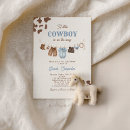 Search for cow print baby shower invitations Western
