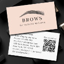 Search for eyebrow business cards Makeup artist