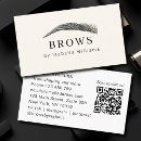 Search for eyebrow business cards Makeup artist