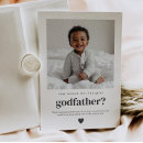 Search for godfather invitations Godparents proposal