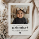Search for godmother and godfather invitations Godparents proposal