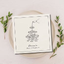 Search for engagement party napkins Black and white