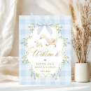 Search for greenery baby shower welcome signs Blue