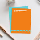 Search for orange vertical note cards Blue
