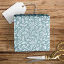 Search for dusty blue wrapping paper Botanical