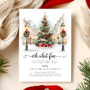 Search for oh what fun seasonal invitations Watercolor