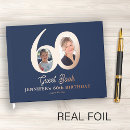 Search for 60th birthday guest books Modern