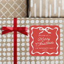 Search for christmas bow stickers Red and white
