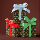 Search for green and black wrapping paper Pattern