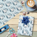 Search for beluga wrapping paper Blue