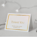Search for gold wedding thank you cards Newlyweds