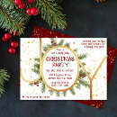 Search for wreath christmas invitations Modern minimalist