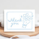 Search for baby in bloom thank you cards Blue