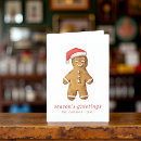 Search for gingerbread man cards Watercolor