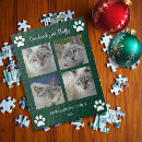 Search for cat and dog puzzles Photo collage