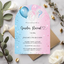 Search for pink and blue gender reveal invitations Party