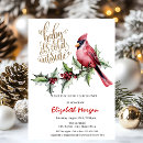 Search for red cardinal invitations Winter
