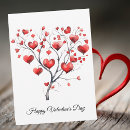 Search for heart tree valentines day cards Hearts