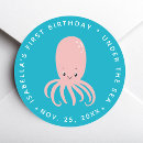 Search for blue octopus stickers Pink